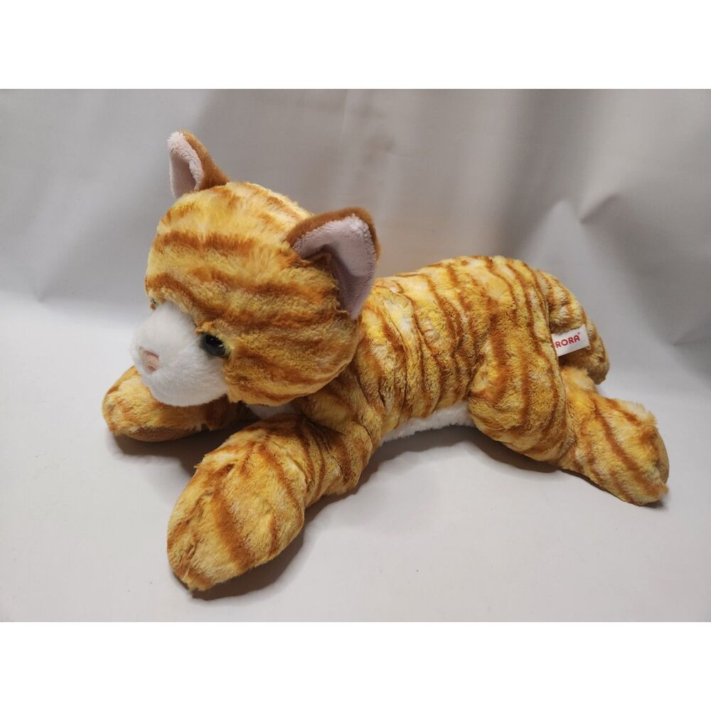 Aurora Orange Tabby Cat Plush